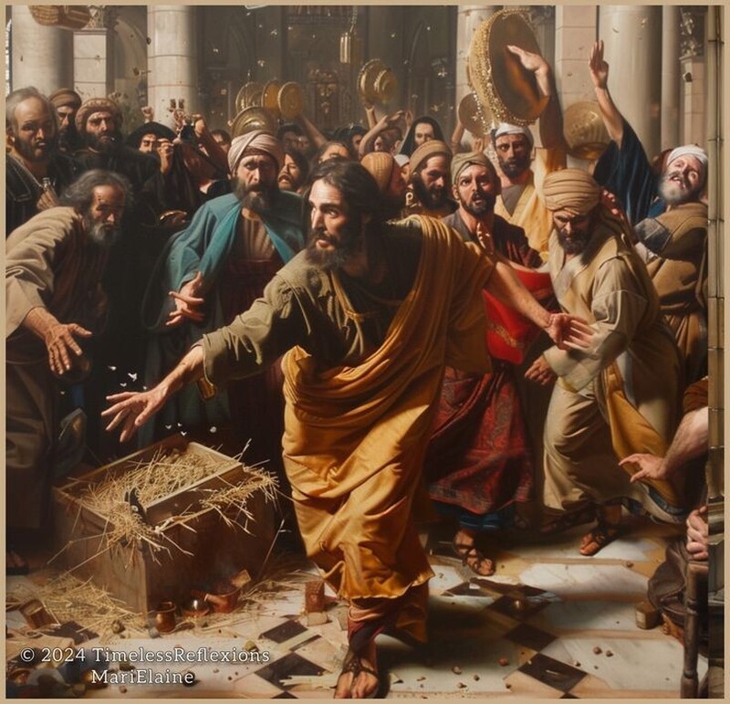 Jesus Expulsando os Comerciantes do Templo: Um Ato de Zelo e Justiça