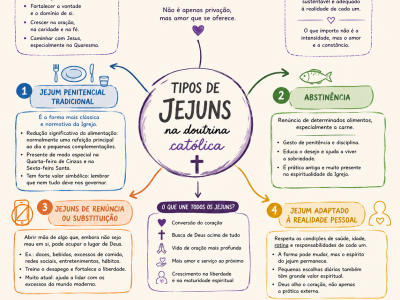 Tipos de Jejuns na Doutrina Católica 